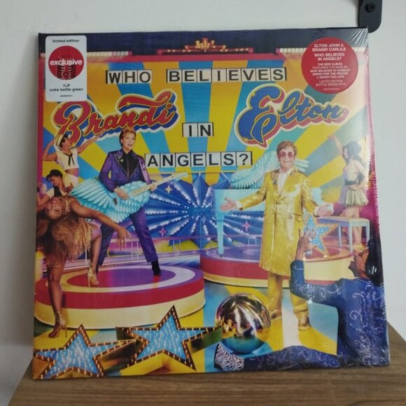 Brandi Carlile and Elton John - Who Believes In Angels Vinyl LP - Picture 2 of 2